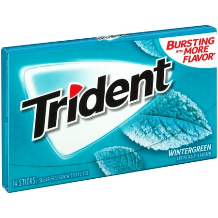 Trident wintergreen gum 14sticks