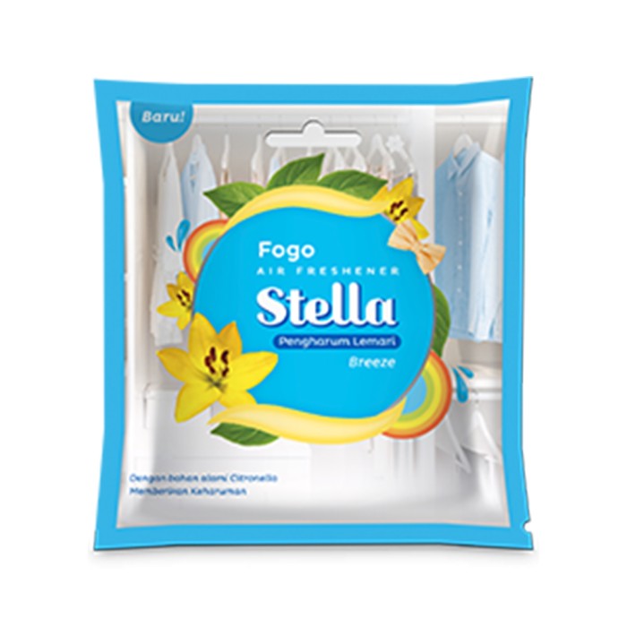 Fogo Air Freshener Stella  Pengharum Lemari Breeze 30g