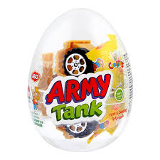 Army tank toys & candies