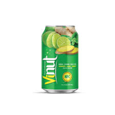 Vinut ginger lime mint juice drink 330ml