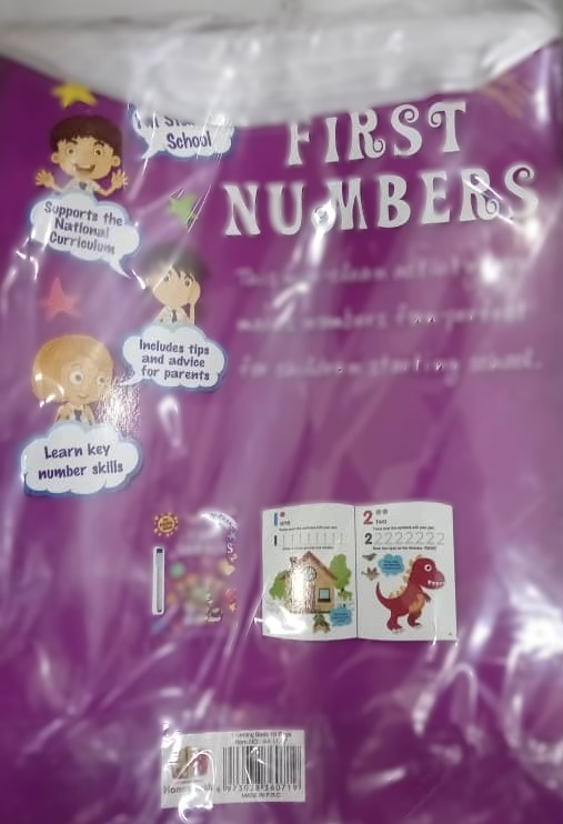 First Numbers Activity Book For Children