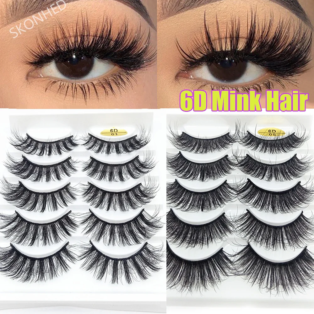 Mina False Eyelashes 6D A-23