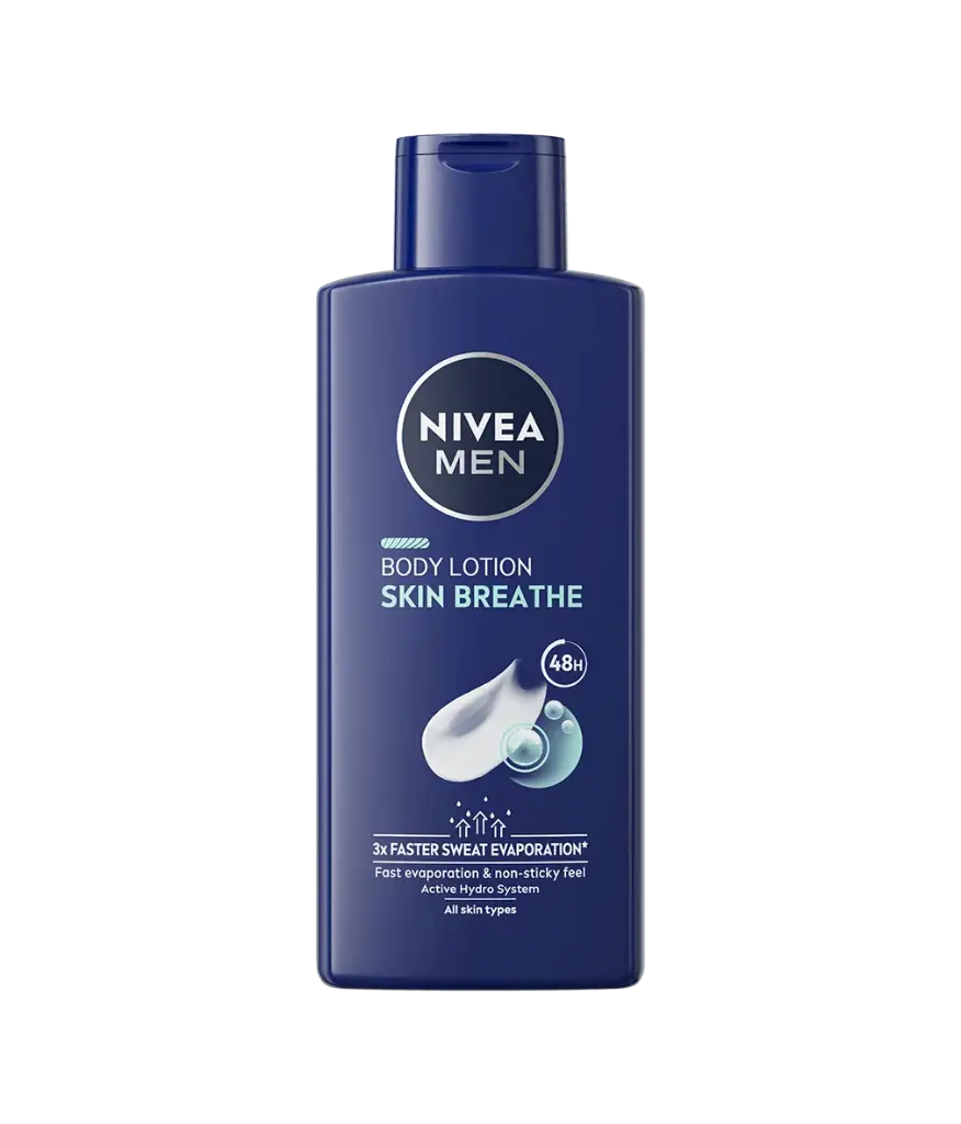 Nivea men body lotion skin breathe 400ml