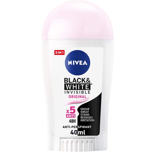 [A03278] Deo Nivea Stick Inv B&W 40ml