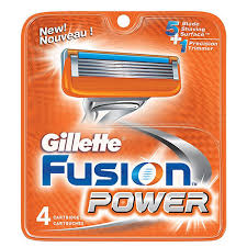 [A04795] Gillette Fusion 4  5+1 A Smooth Long Lasting Shave