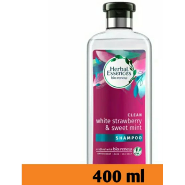 [A05318] Herbal essences white strawberry&mint clean shampoo 400ml