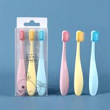 [A05943] Kangaroo kids toothbrush nylon soft 3pcs