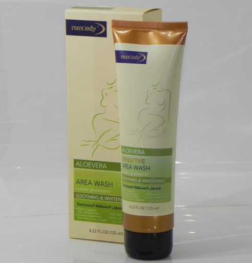 [A06983] Max Lady Aloe Vera Sensitive Area Wash 125ml
