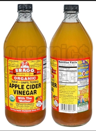 [A12404] Bragg organic apple cider vinegar 946ml