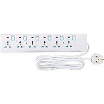 [A14166] Geepas Extension Socket 6 Ges4093