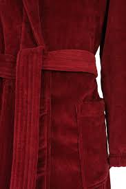 [A14593] Bathrobe (L) Burgundy Terry 141