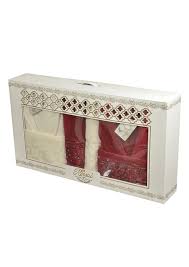 [A14338] Alore 6pcs bathrobe set  e cream