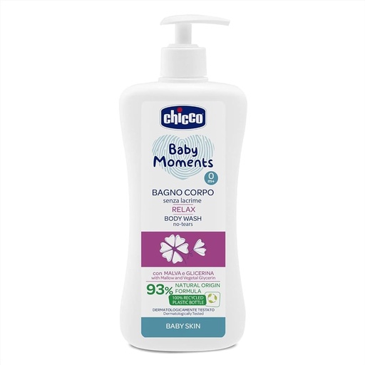 [A14823] Chicco Baby Moments Relax Body Wash 0m+ 500ml