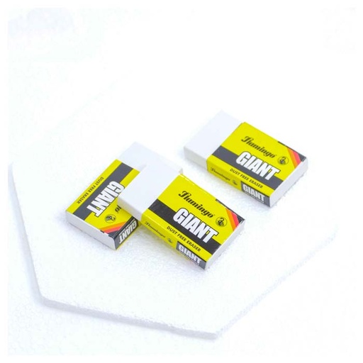 [A15334] Flamingo Pillar Dust Free Eraser 20pcs FL-12017N