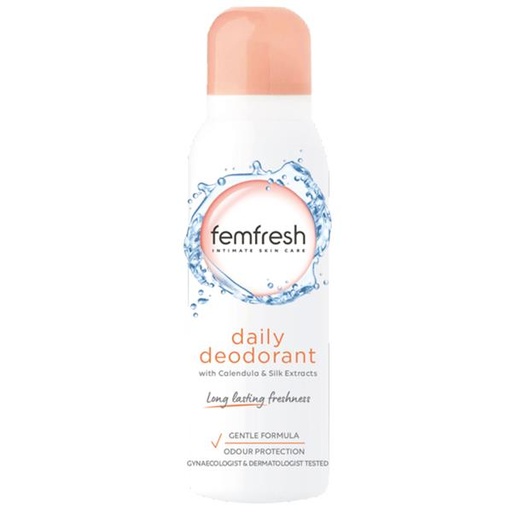 [A15787] Femfresh Daily Deodorant With Calendula&Silk Extracts 125ml