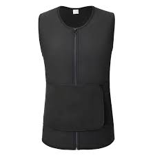 [A15815] Zipper Vest Abdominal Training Vest&Back Support