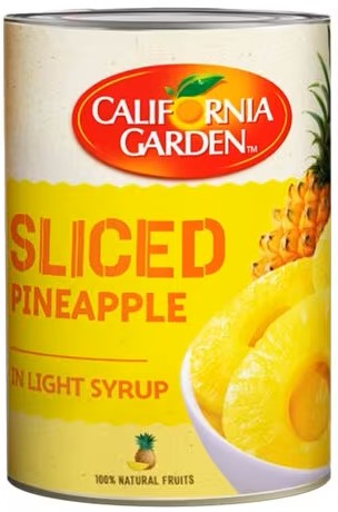 [A16413] California garden sliced pineapple 565g