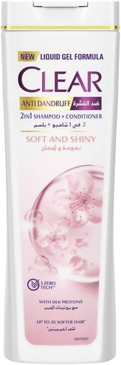 [A16539] Clear Antidandruff 2in1 Soft And Shiny 200ml