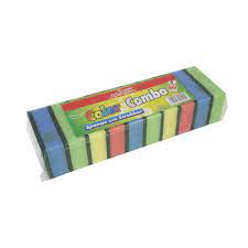 [A18100] Lsj Colour Combo Scouring Sponge Pac Lsj058