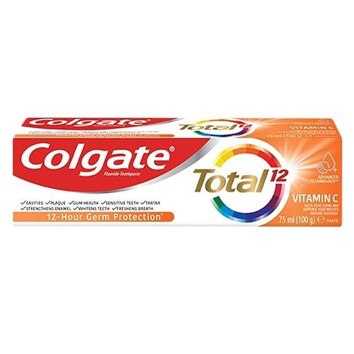 [A19250] Colgate Total 12 Vitamin C 75ml