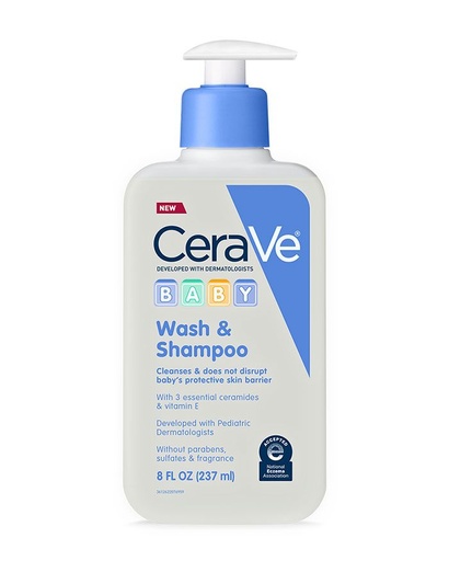 [A19609] Cerave Baby Wash &Shampoo 237ml