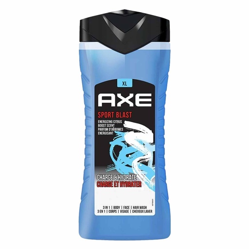[A21410] Axe Sport Blast Charge & Hydrate 400ml