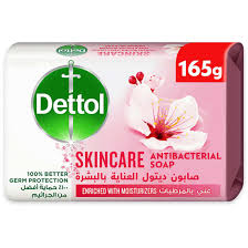 [A21555] Dettol Soap Skincare 165g