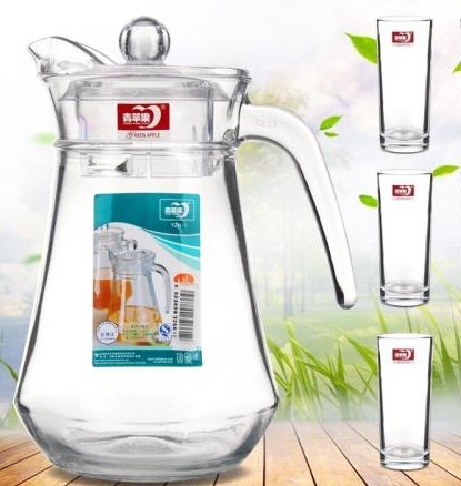 [A22270] Deli Glass Qing Ping Guo Boutique Glass Water Set EH1002-1 ES1004/5L