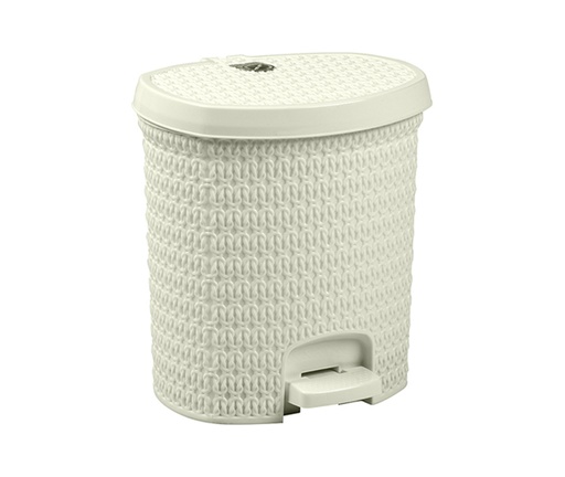 [A22701] Rio knit Design Pedal Dustbin No:2 Code8133 12ltr