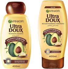 [A22718] Garnier Ultra Doux Nourishing With Avocado Oil and shea Butter Shampoo + conditioner 400ml