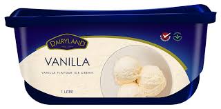 [A22830] Dairyland Vanilla Flavour Ice Cream 1ltr