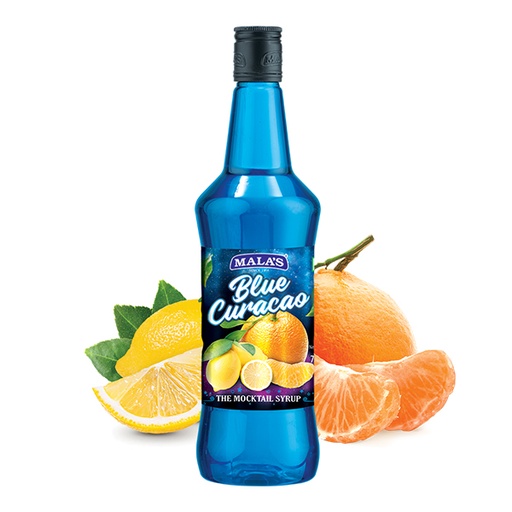 [A23235] Malas Blue Curacao The Mocktail Syrup 750ml