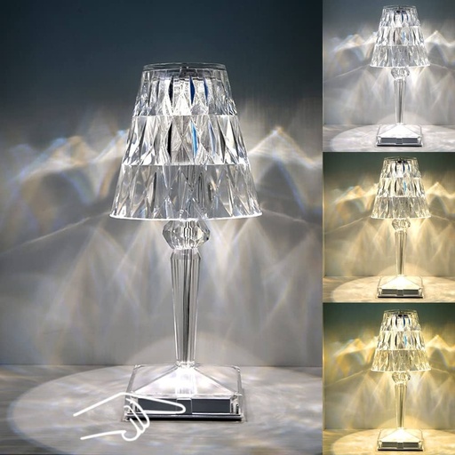 [A23665] Diamond table lamp usb charging touch lamp No-521-51