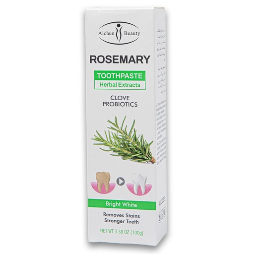 [A24198] Rosemary Toothpaste Herbal Extracts Clove Probiotics 100g