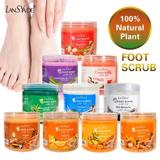 [A24384] Lansyade Foot Scrub 680g  No220818-2j