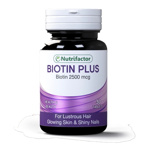 [A24694] Nutrifactor Biotin Plus For Hair, Nail $ Skin 2500mg