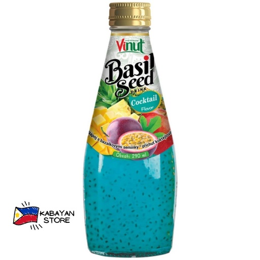 [A24909] Basil Seed Drink Coctail Flaver 290ml