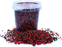 [A24941] Deliket Black&Red Nonpariels To Decorate 120g