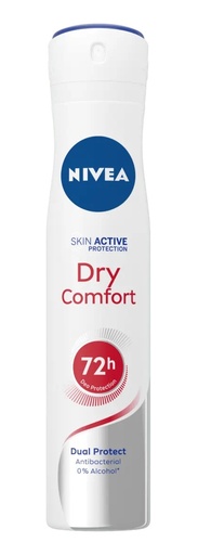 [A24974] Nivea skin active protection dry comfort 200ml