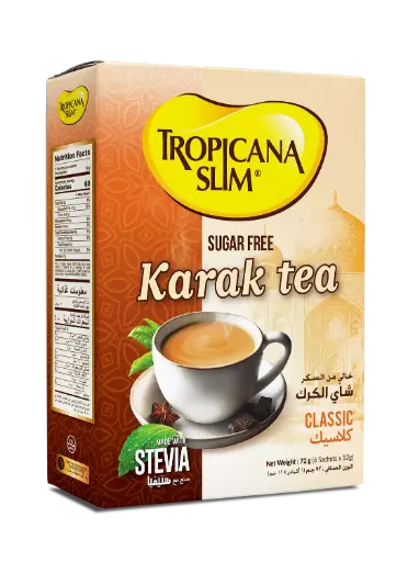 [A26693] Tropicana slim suger free karak tea classic 72g
