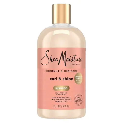 [A26710] Shea moisture coconut & hibiscus shampoo 384ml