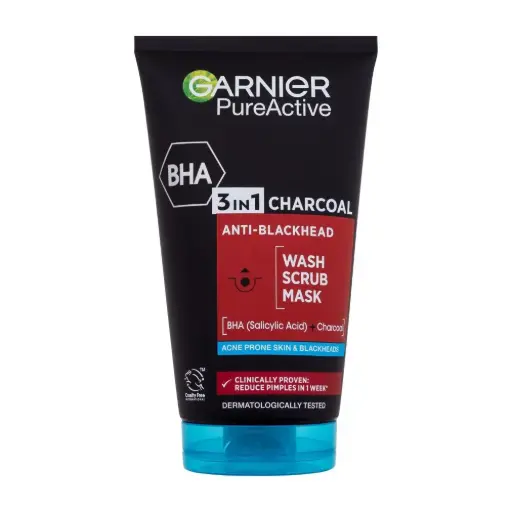 [A26712] Garnier pure active 3in1 wegiel peeling maska 150ml