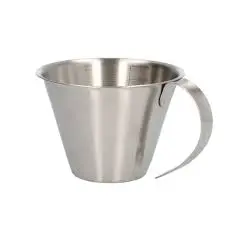 [A26995] Stainless Steel Coffee measuring Mug Dhexe