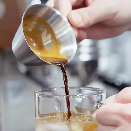 [A26996] Stainless Steel Coffee measuring Mug yar