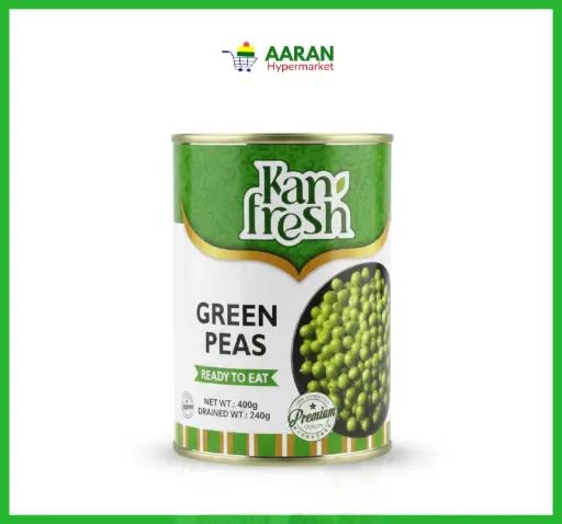 [A27101] Kan Fresh green peas 400gr  