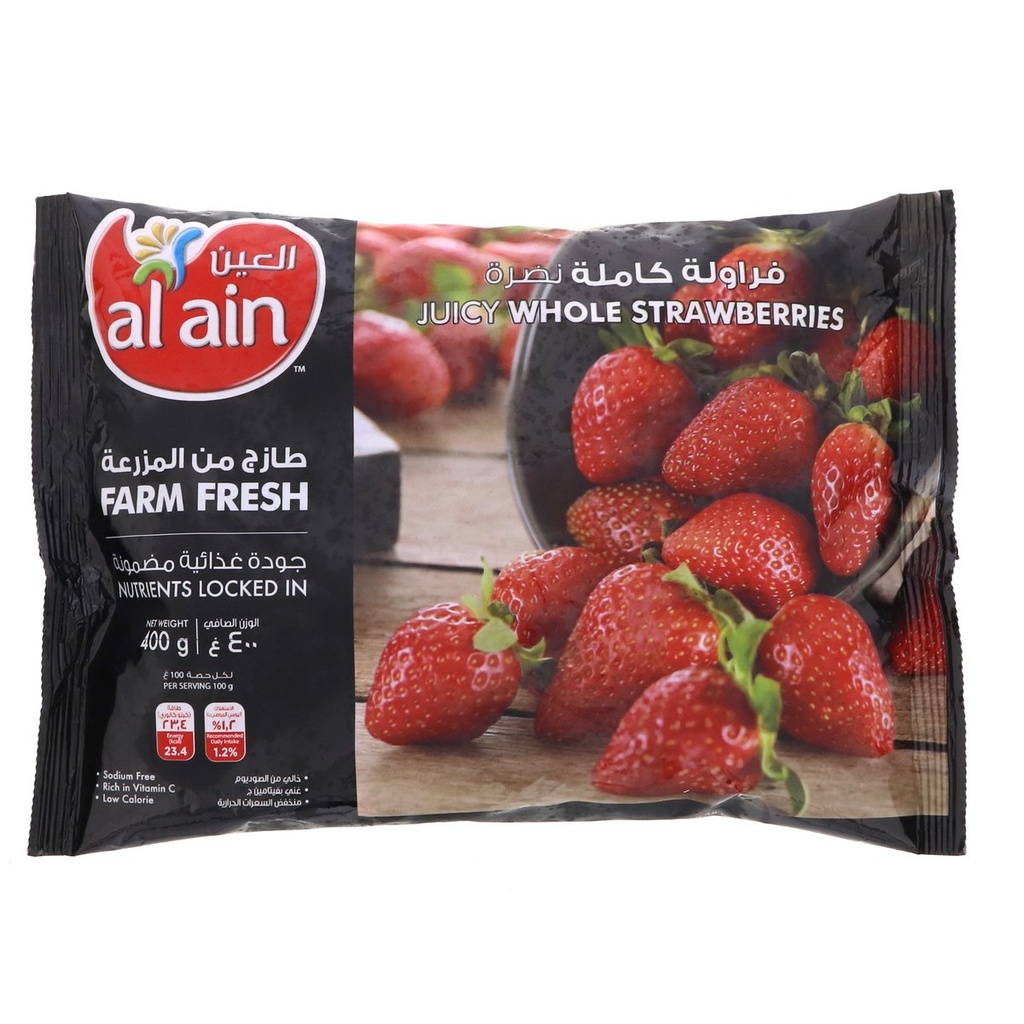 Alain farm fresh strawberries 400g