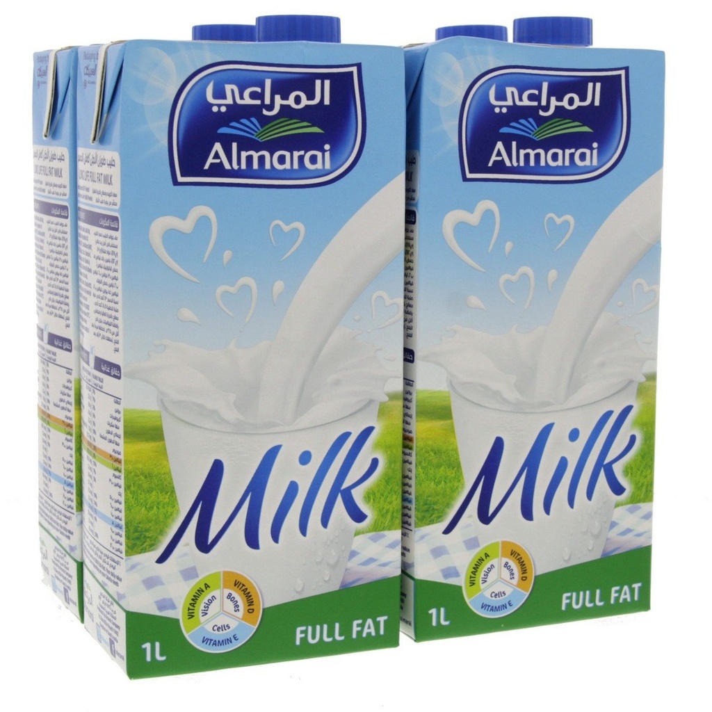 Almarai Milk Long Life Full Fat 1ltr