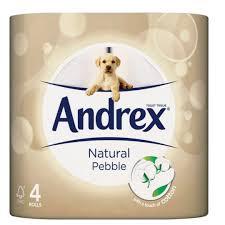 Andrex natural pebble 4roll