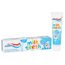 Aquafresh milk teeth