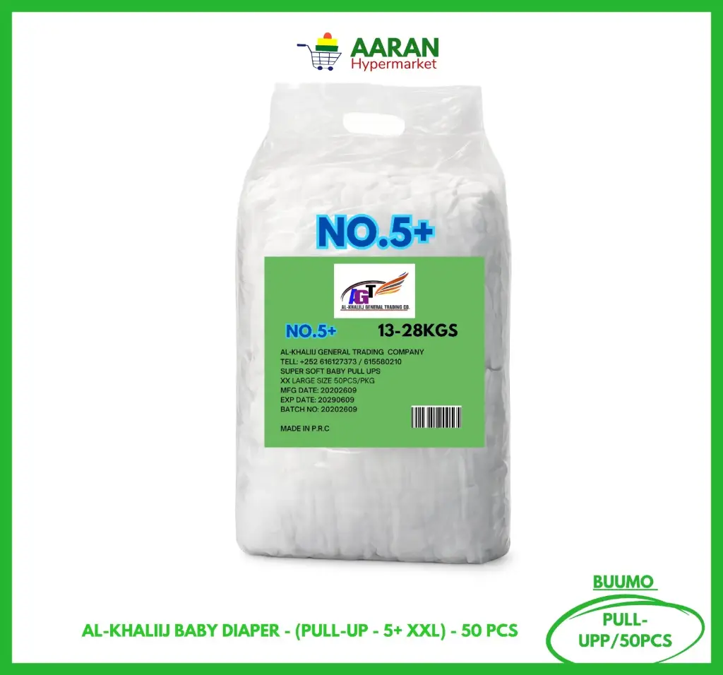 Baby Diaper Pull Up 5+ Xxl (Al-Khaliij) 100Pcs